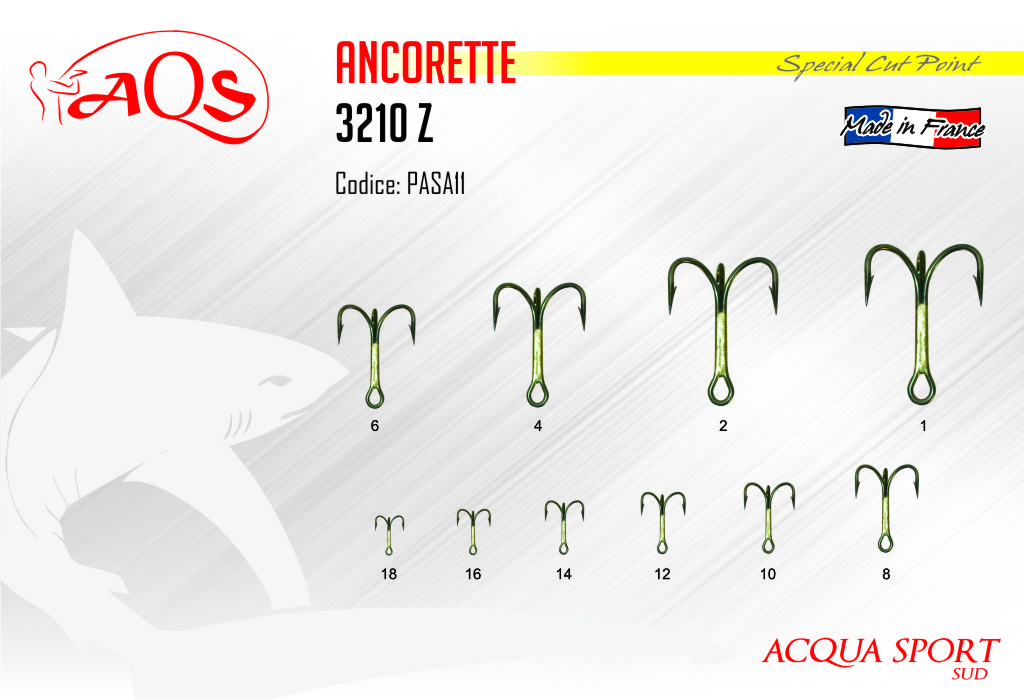 Ancorette MUSTAD Ref. 3549D Size 9 Pezzi 50 Made in Norway MU157